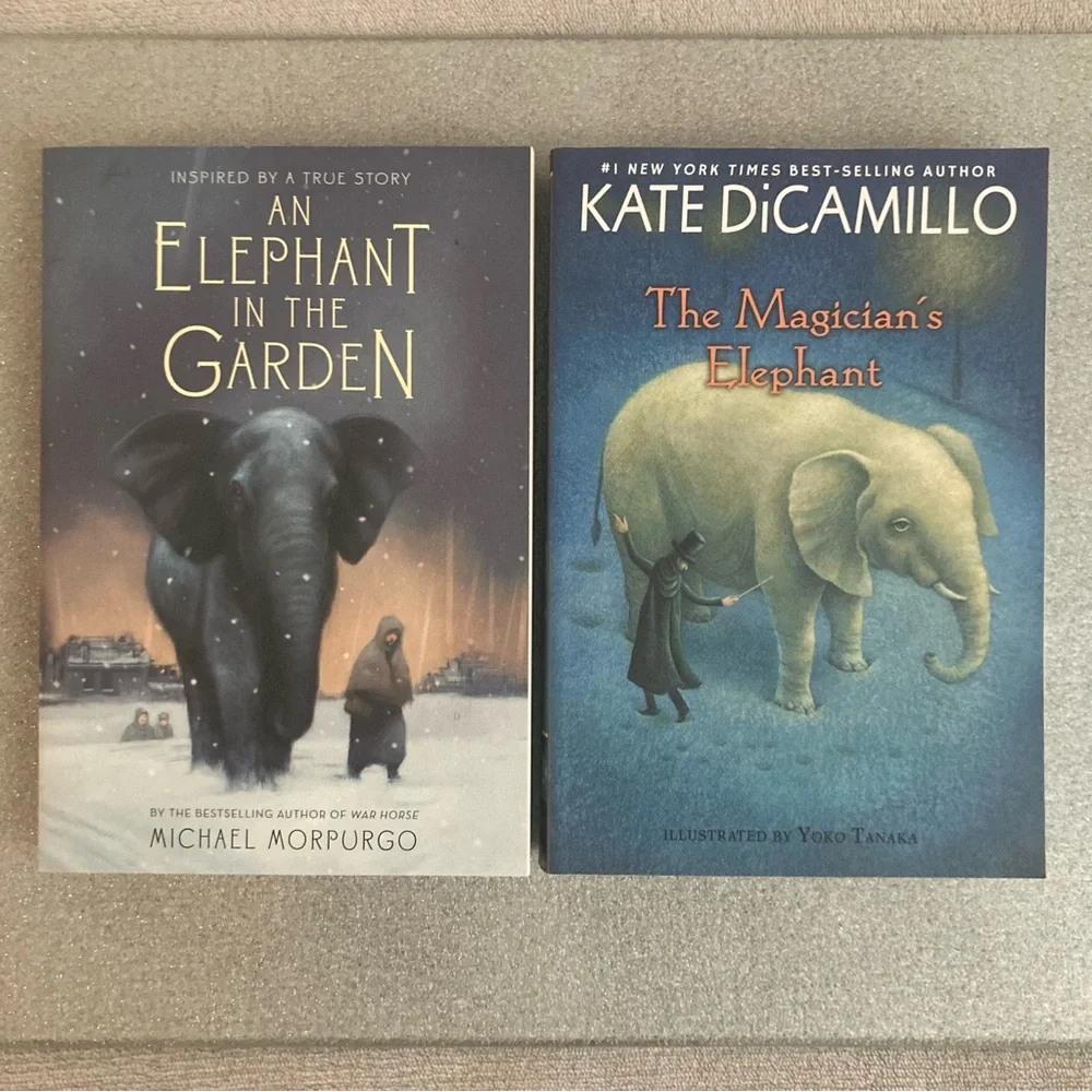2 Elephant books 🐘